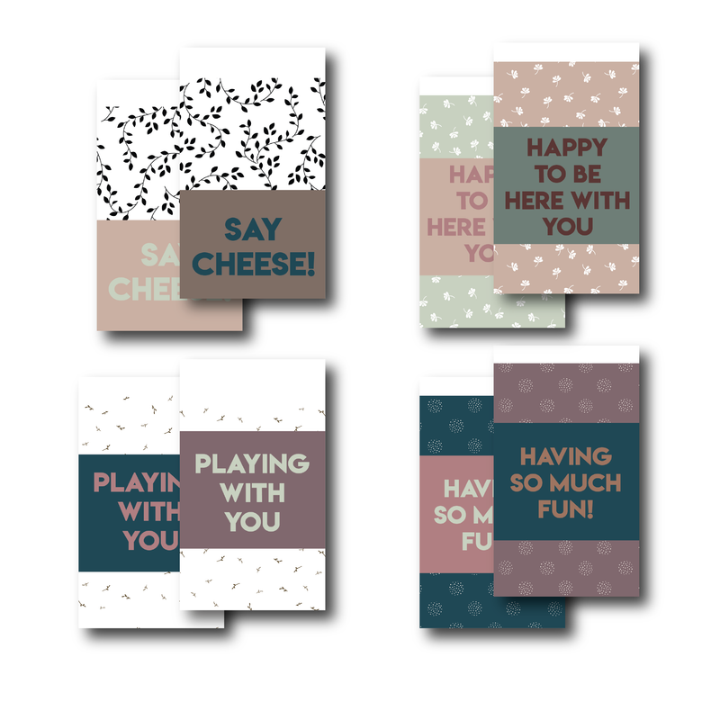 Quote cards | Botanical | set of 24 double-sided cards